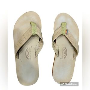 Rainbow Men’s Sandal SZ XL 11/12 Premier Leather W/ Arch Support 1" Strap